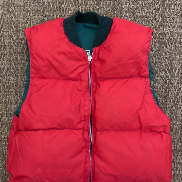Vintage Reversible Down Puffer Vest - Picture 9 of 12